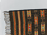 Wrapper, Women's weaving cooperative in Akwete (Nigerian), Cotton, dye, Igbo peoples