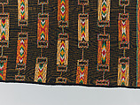 Wrapper, Women's weaving cooperative in Akwete (Nigerian), Cotton, dye, Igbo peoples