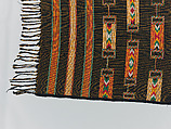Wrapper, Women's weaving cooperative in Akwete (Nigerian), Cotton, dye, Igbo peoples