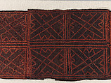 Man's Ceremonial Wrapper, Raffia palm fiber, pigment, Kuba peoples