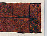 Man's Ceremonial Wrapper, Raffia palm fiber, pigment, Kuba peoples