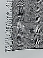 Wrapper, Women's weaving cooperative in Akwete (Nigerian), Cotton, Lurex, dye, Igbo peoples