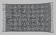 Wrapper, Women's weaving cooperative in Akwete (Nigerian), Cotton, Lurex, dye, Igbo peoples