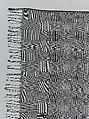 Wrapper, Women's weaving cooperative in Akwete (Nigerian), Cotton, Lurex, dye, Igbo peoples