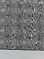 Wrapper, Women's weaving cooperative in Akwete (Nigerian), Cotton, Lurex, dye, Igbo peoples