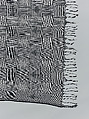 Wrapper, Women's weaving cooperative in Akwete (Nigerian), Cotton, Lurex, dye, Igbo peoples