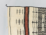 Aṣọ òkè ìró (woman's wrapper), Yoruba artist, Cotton, silk, dye, Yoruba peoples