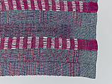 Aṣọ òkè ìró (woman's wrapper), Yoruba artist, Cotton, silk, dye, Yoruba peoples