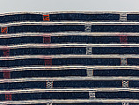 Man's prestige wrapper, Baule or Dyula artists, Cotton, Baule peoples
