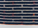 Man's prestige wrapper, Baule or Dyula artists, Cotton, Baule peoples