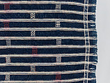 Man's prestige wrapper, Baule or Dyula artists, Cotton, Baule peoples