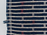 Man's prestige wrapper, Baule or Dyula artists, Cotton, Baule peoples