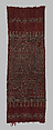 Ritual Textile (Pua Sungkit), Cotton, Iban people