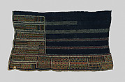 Embroidered Woman's Wrapper, Cotton, dye, Fulani peoples, Wodaabe group