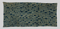 Royal Display Cloth (Ndop), Cotton, dye, Grassfields Region