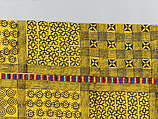Prestige cloth (Adinkra), Cotton, wool, Asante peoples