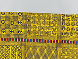 Prestige cloth (Adinkra), Cotton, wool, Asante peoples
