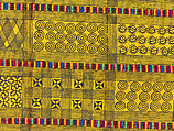 Prestige cloth (Adinkra), Cotton, wool, Asante peoples