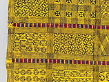 Prestige cloth (Adinkra), Cotton, wool, Asante peoples
