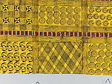 Prestige cloth (Adinkra), Cotton, wool, Asante peoples
