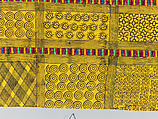 Prestige cloth (Adinkra), Cotton, wool, Asante peoples