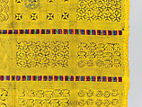 Prestige cloth (Adinkra), Cotton, wool, Asante peoples