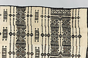 Khasa, or kaasa (personal covering), Fulani maabo (weaver), Handspun, handwoven wool, cotton, dye, Fulani peoples