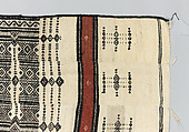 Khasa, or kaasa (personal covering), Fulani maabo (weaver), Handspun, handwoven wool, cotton, dye, Fulani peoples