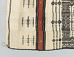 Khasa, or kaasa (personal covering), Fulani maabo (weaver), Handspun, handwoven wool, cotton, dye, Fulani peoples