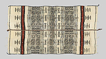 Khasa, or kaasa (personal covering), Fulani maabo (weaver), Handspun, handwoven wool, cotton, dye, Fulani peoples