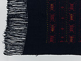 Embroidered Shawl, Wool, Dogon peoples