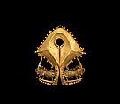Ear Ornament or Pendant (Mamuli), Gold, Sumba Island