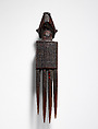 Yisanunu (comb), Yaka artist, Wood, Yaka peoples