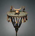Altar Staff (Asen), Iron, wood, pigment, Fon peoples
