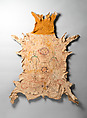 Ceremonial Robe, Native-tanned leather, pigment, Western Apache
