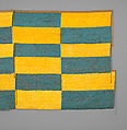 Nine Feathered Panels, Feathers on cotton, camelid hair, Wari