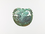 Crescent Ornament, Copper, Moche