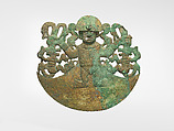 Animal Ornament, Gilded copper, Moche