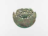 Crescent Ornament, Copper, Moche