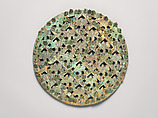 Disk Ornament, Gilded copper, Moche