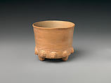 Tripod Vessel, Ceramic, Teotihuacan