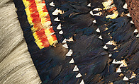 Feather gorget (taumi), Feathers (various, including Pacific black duck and lorikeet [vini kura]), dog hair, shark teeth, cane, fiber (various)