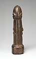 Seated Figure (Dyongou Serou), Wood, sacrificial materials, Dogon peoples
