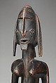 Seated Hermaphrodite Figure, Wood, Dogon peoples