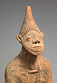 Seated Male Figure, Terracotta, Middle Niger civilization