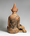 Seated Male Figure, Terracotta, Middle Niger civilization