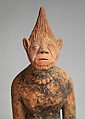 Seated Male Figure, Terracotta, Middle Niger civilization