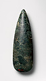 Ceremonial axe, Taíno artist(s), Greenstone, Taíno