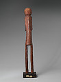 Figure: Male, Wood, pigment, Bari peoples