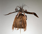 Mask (Buk, Krar, or Kara), Turtle shell, wood, cassowary feathers, fiber, resin, shell, paint, Torres Strait Islander